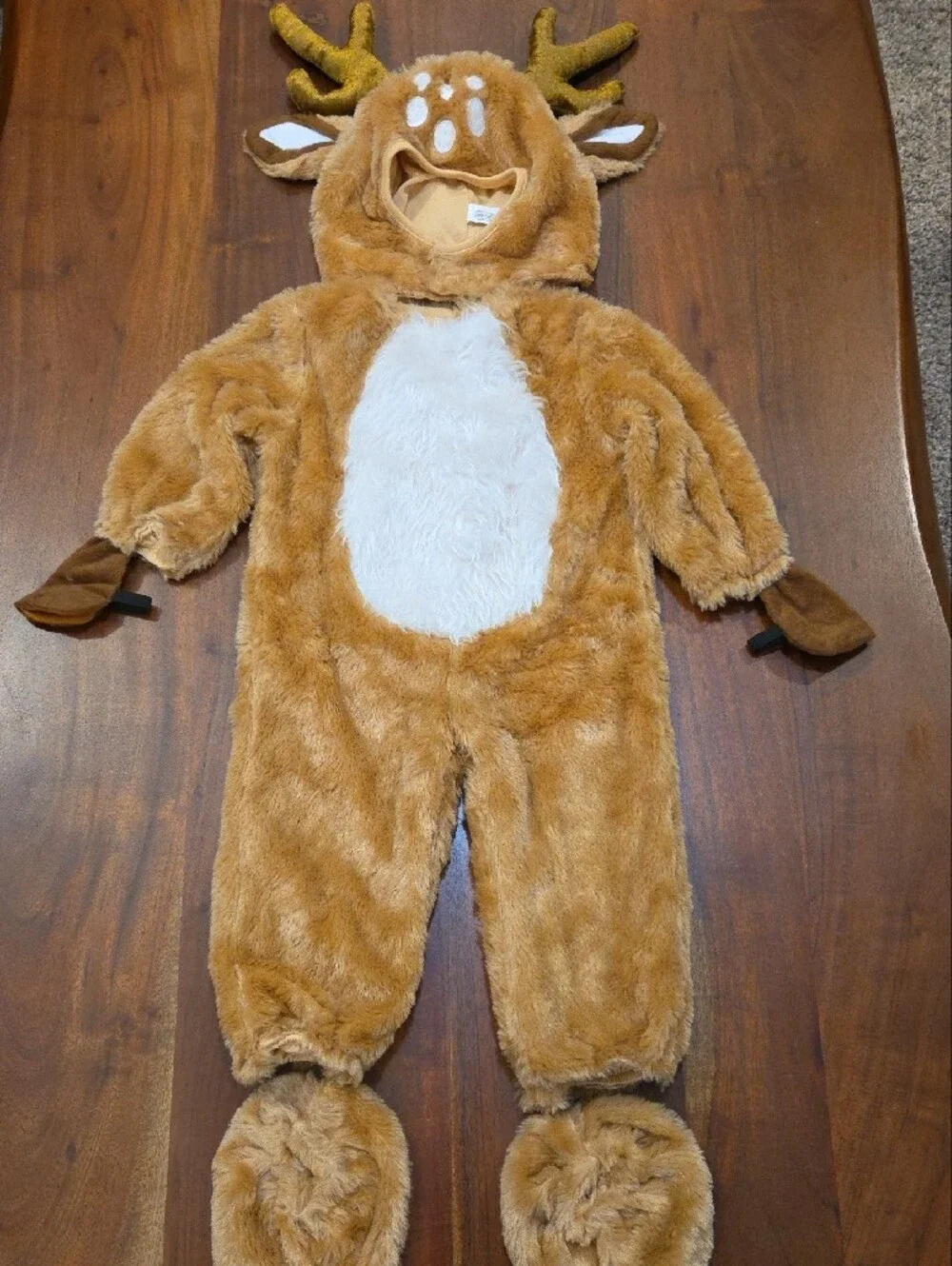 Cozy Deer Infant Costume Jumpsuit and Hood - Infant 6-12 Months